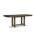 White Dining Extension Table with Trestle Base O783241