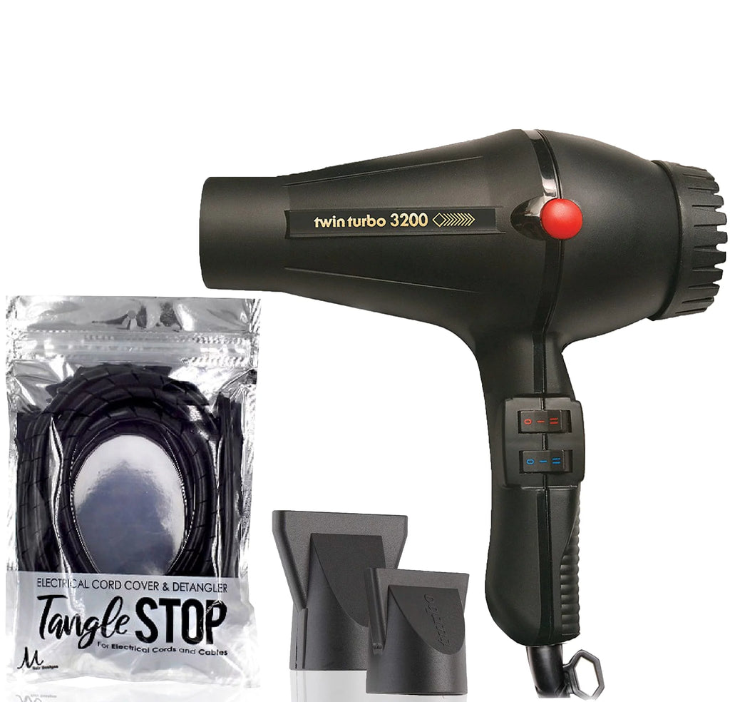 Black Hair Dryer and Cord Detangler D47970