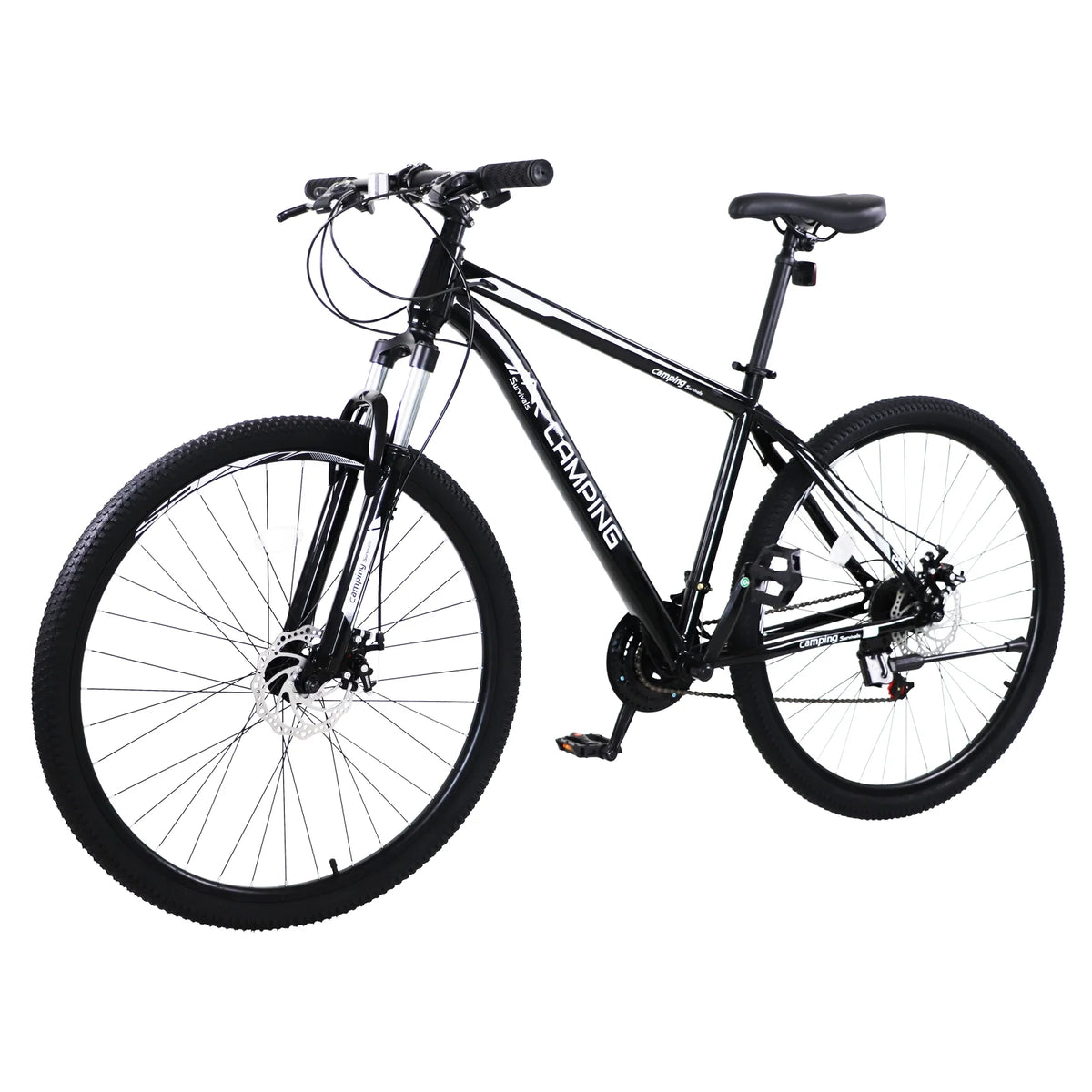 29in 21 Speed High Carbon Steel Mountain Bike Black D7301