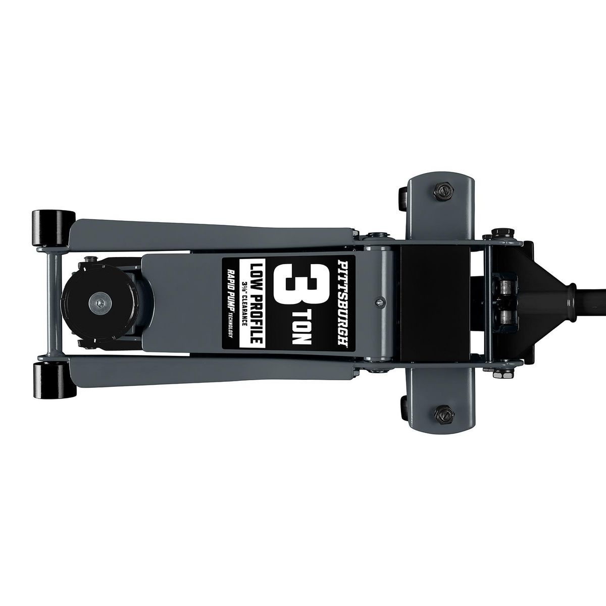 3 Ton Low-Profile Floor Jack with Rapid Pump, Slate Gray J4907