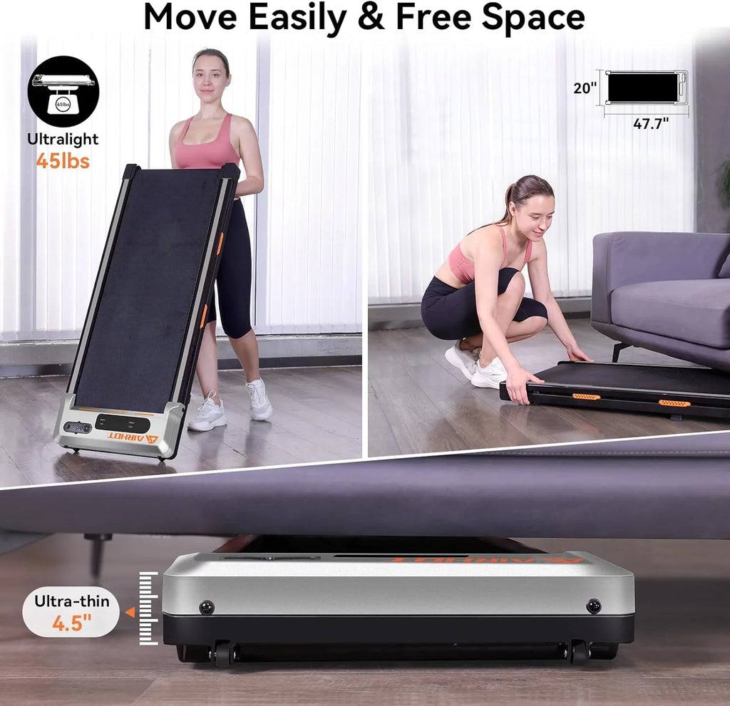 Under Desk Treadmill 2 in 1 Black T425
