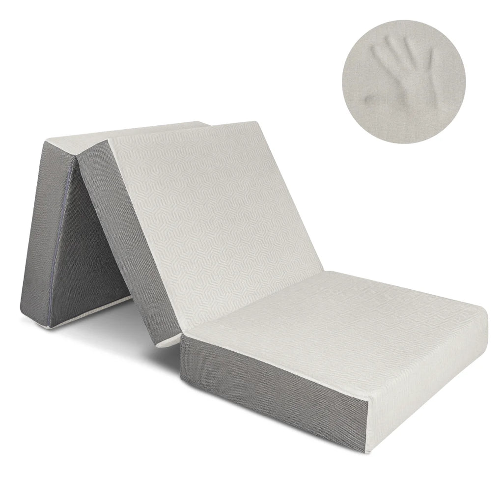 6-Inch Memory Foam Tri Folding Mattress E1428