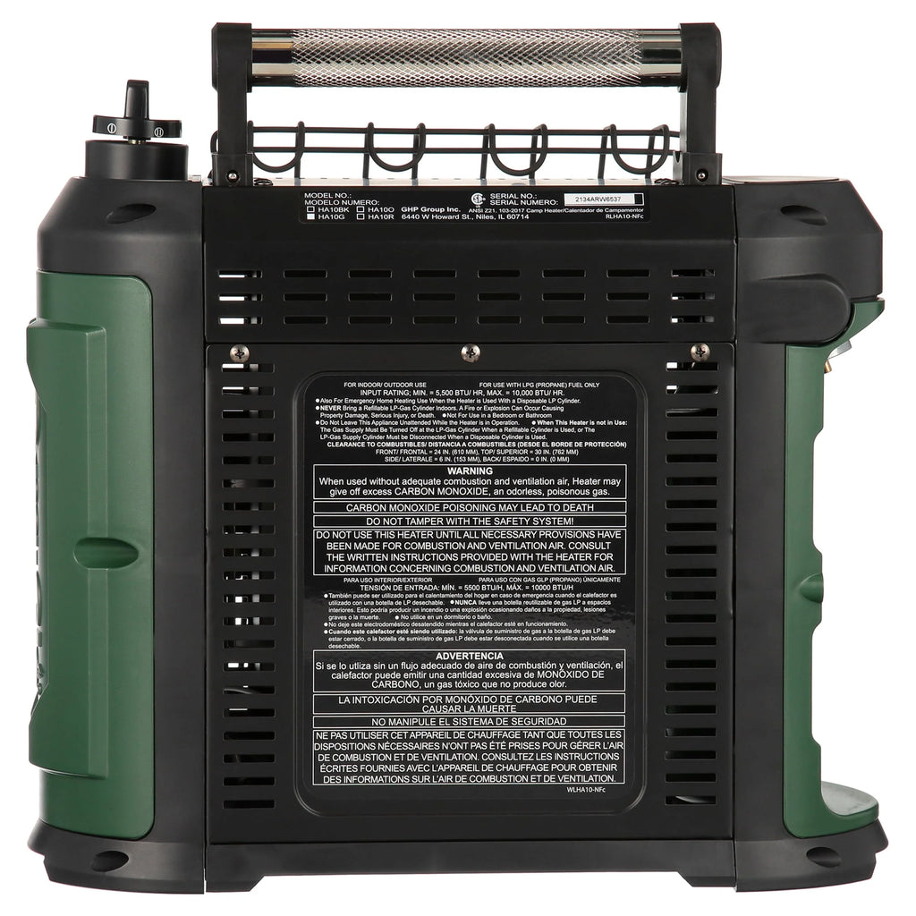 10000 BTU Propane Portable Radiant Heater S1812