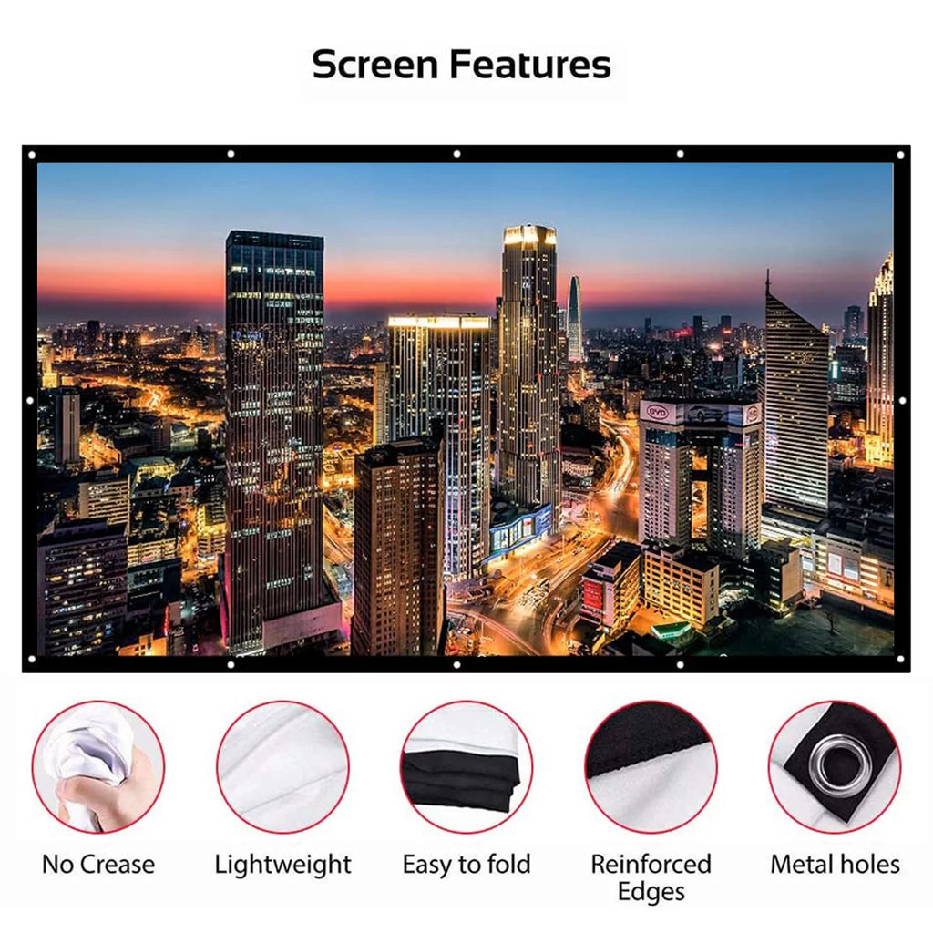 150 Inch 16:9 Foldable Projection Screen H606