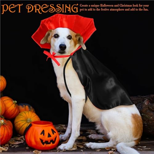 Red Black Halloween Pet Cloak Cape D7938