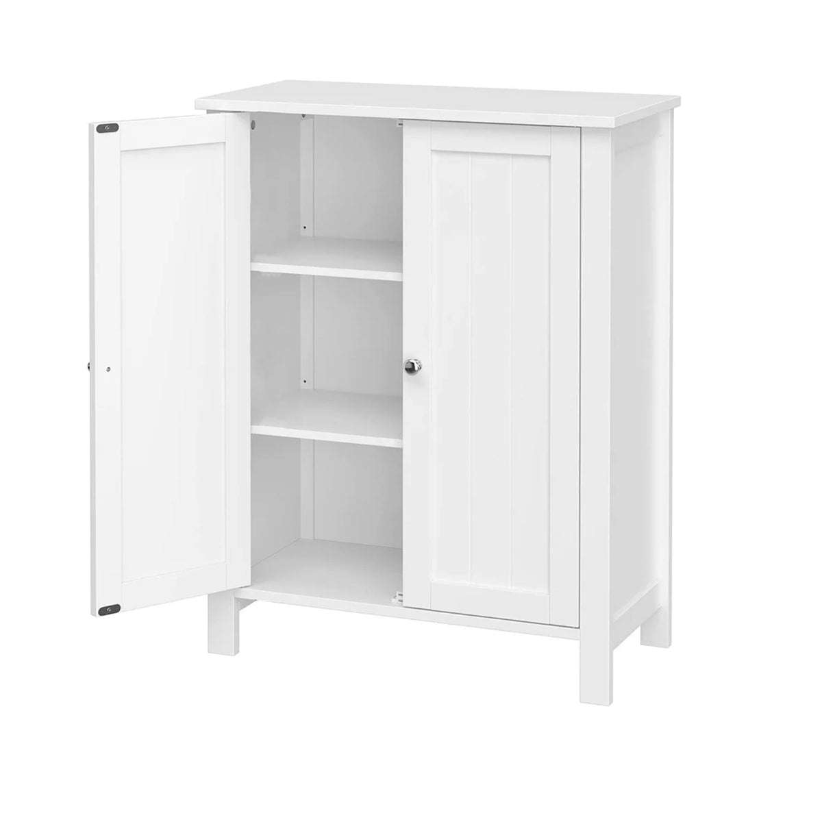 31 Inch White Wood Bathroom Storage Cabinet C13703