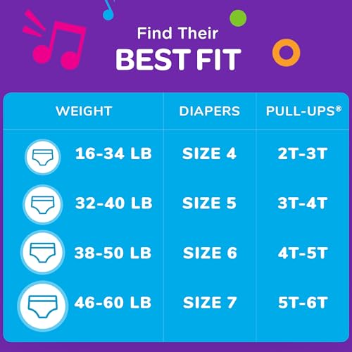 Boys' Potty Training Pants 3T-4T 112 Count R92578