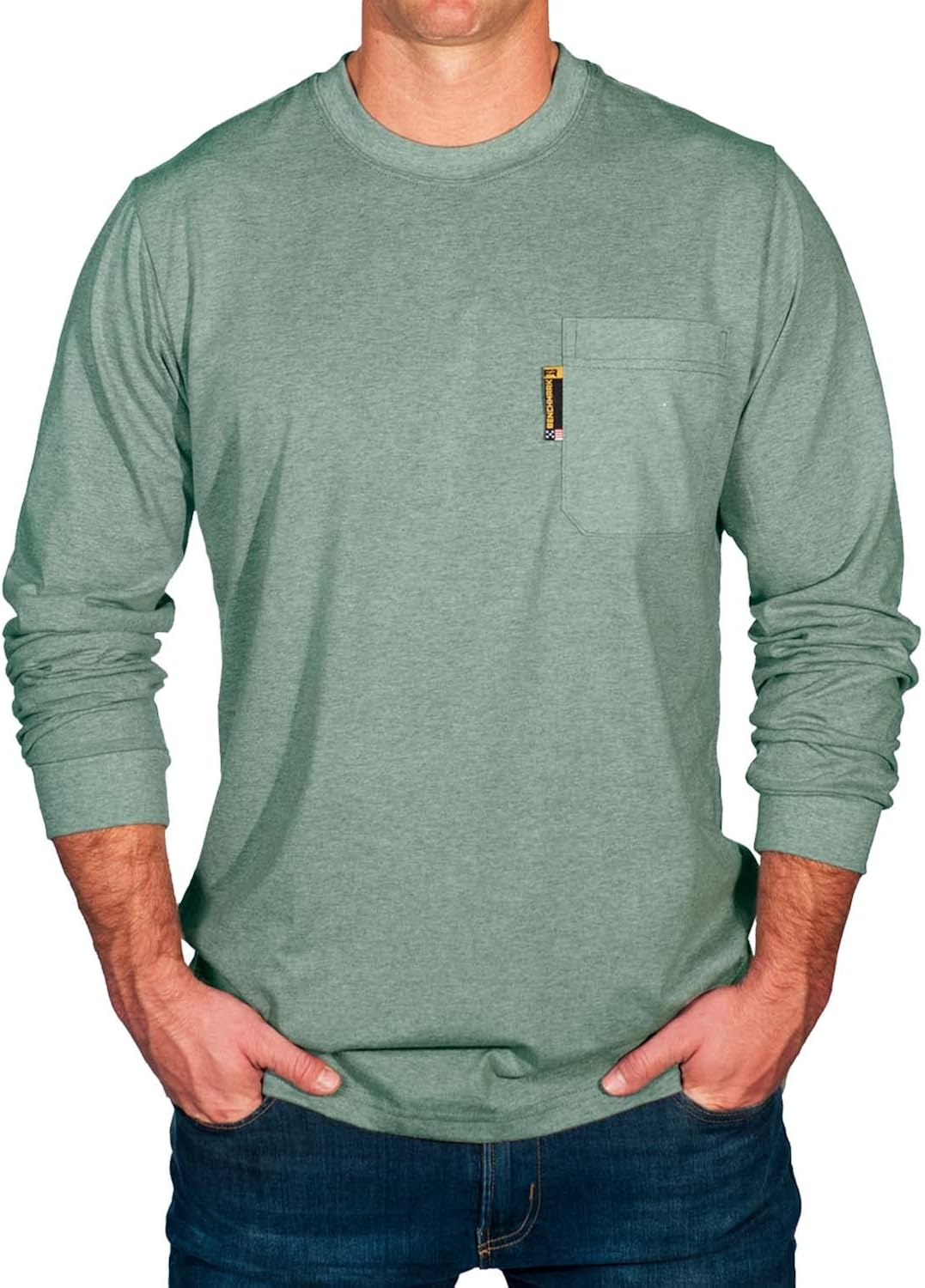 Flame Resistant Long Sleeve T-Shirt with Pocket C75074