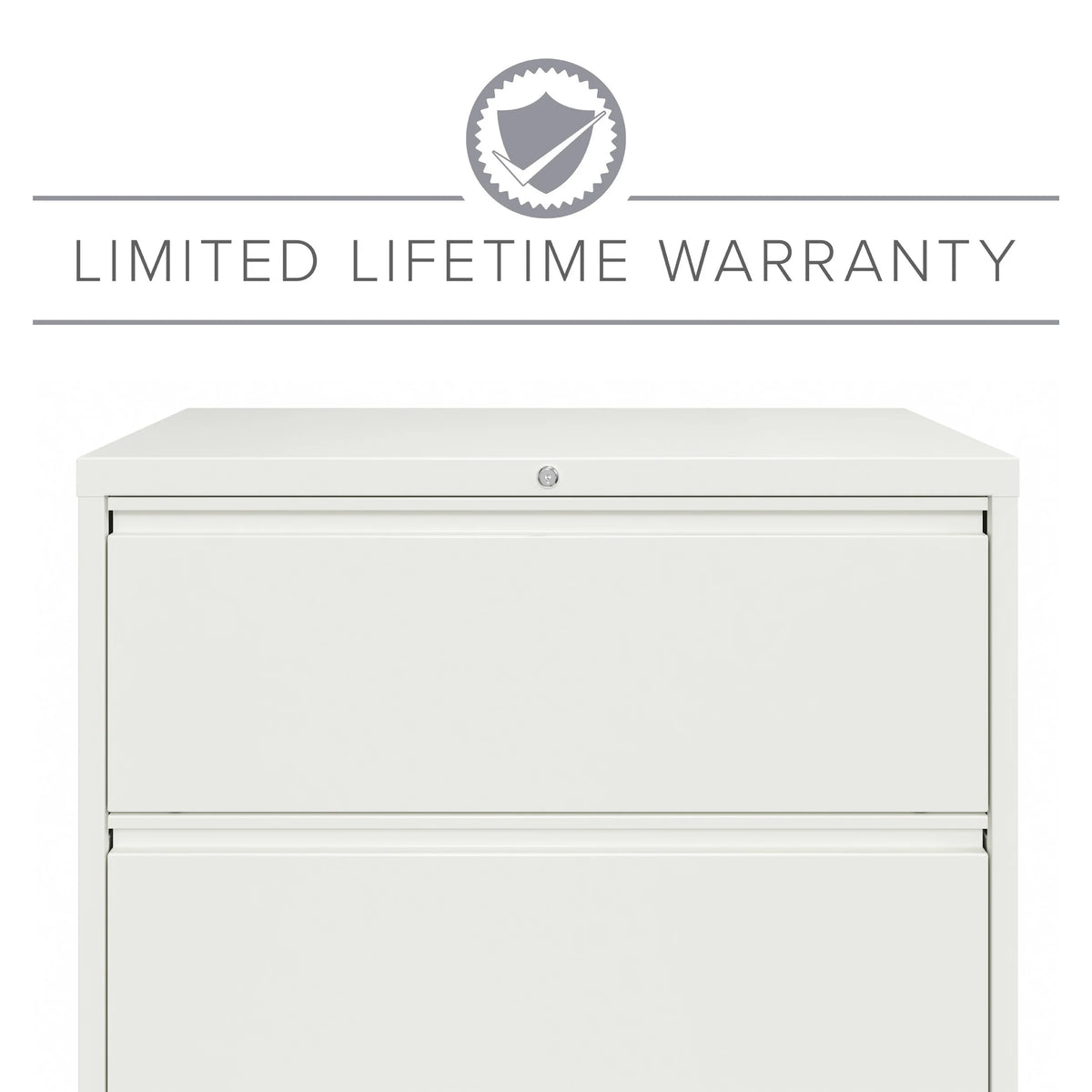 36 Inch Wide 4 Drawer Metal Lateral File Cabinet White V97188