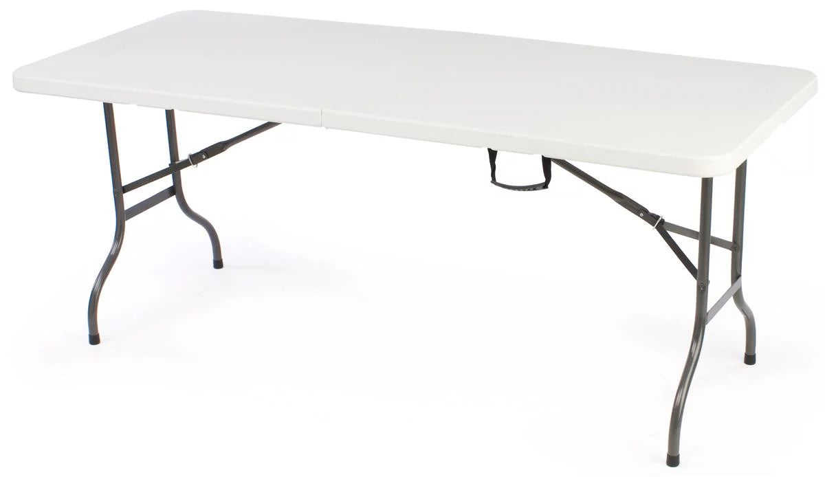 6ft Portable Gray Plastic Table P98420