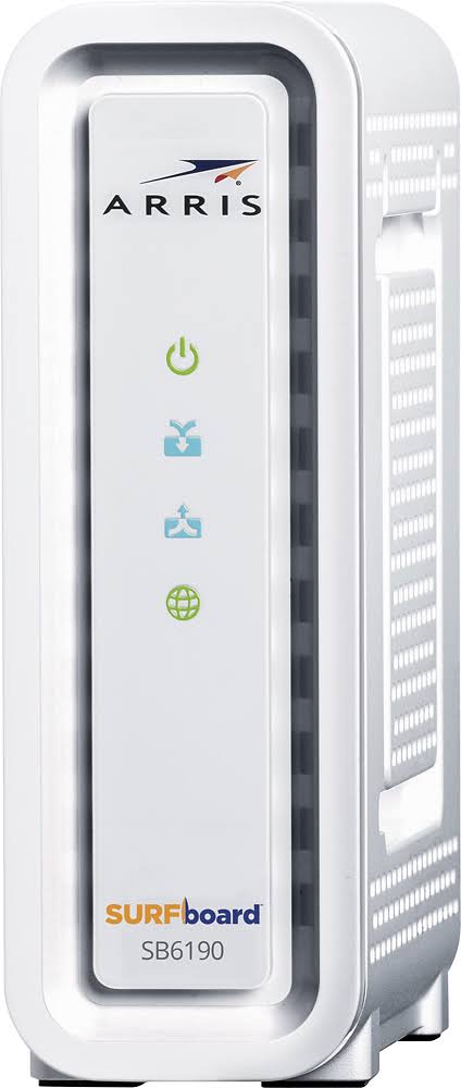 Docsis 3.0 Cable Modem, 1.4 Gbps White N816