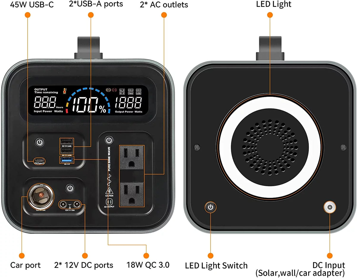 600 Watts Portable Power Station X542841