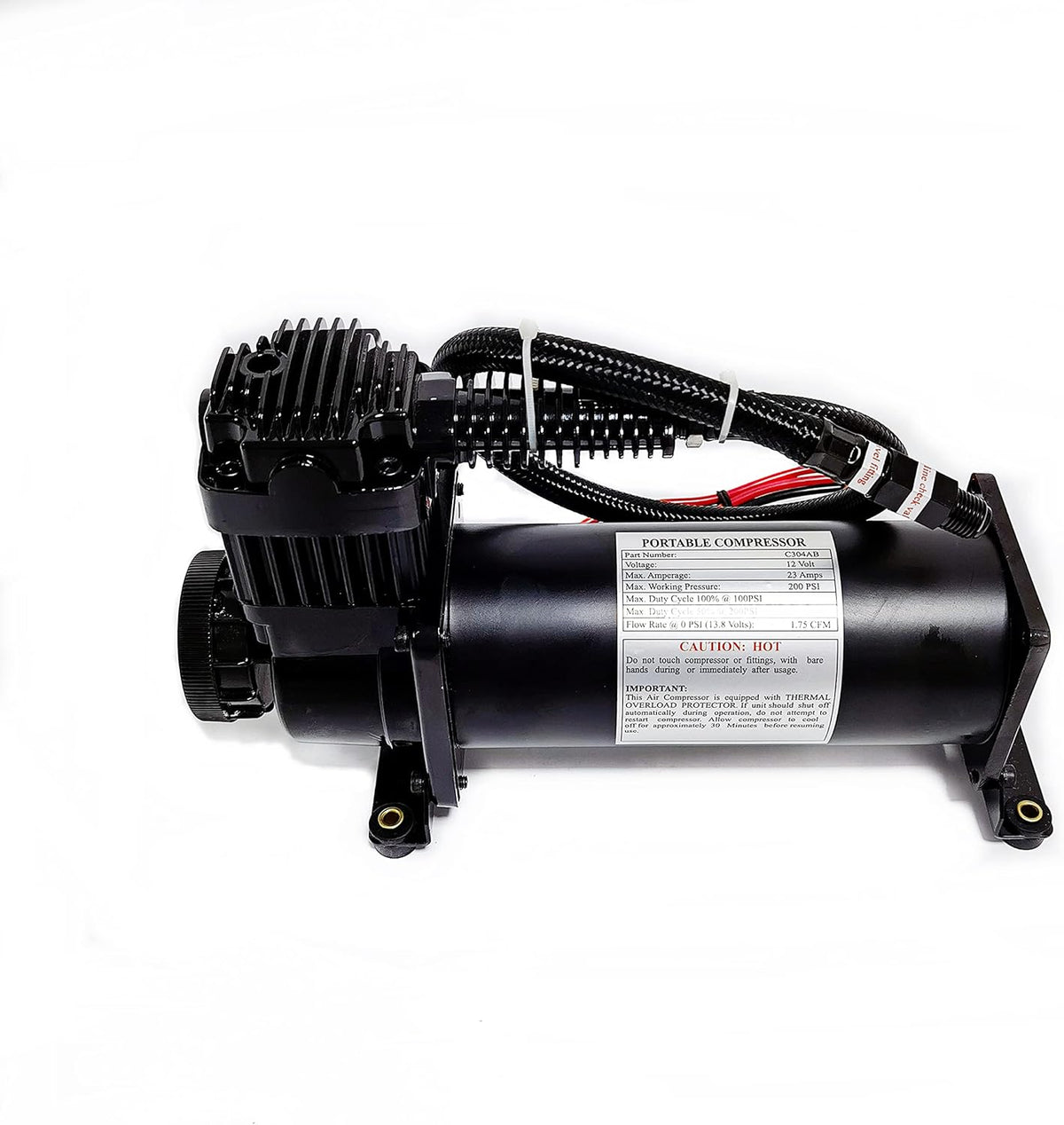 Heavy Duty Air Horn Compressor 200psi 12V Universal Replacement V589