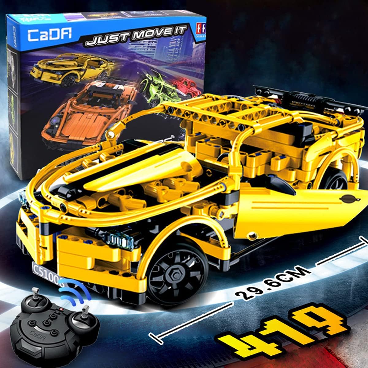 Kids STEM Building RC Car, 421pcs Q347570
