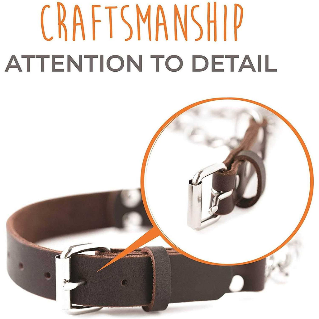 Leather Martingale Collar S13269