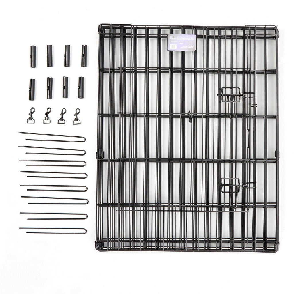 Black Exercise Pen with Door C883