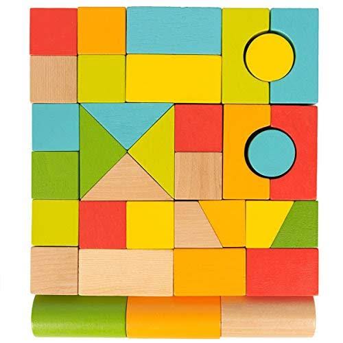 Wooden Baby Learning Walker Push Toy 35 Pcs B406345