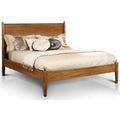 Solid Wood Full Platform Bed in Oak Z6728