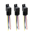 3pcs 5 Pin DC 36V 40A Car Fuse Relay Switch with Harness S1821