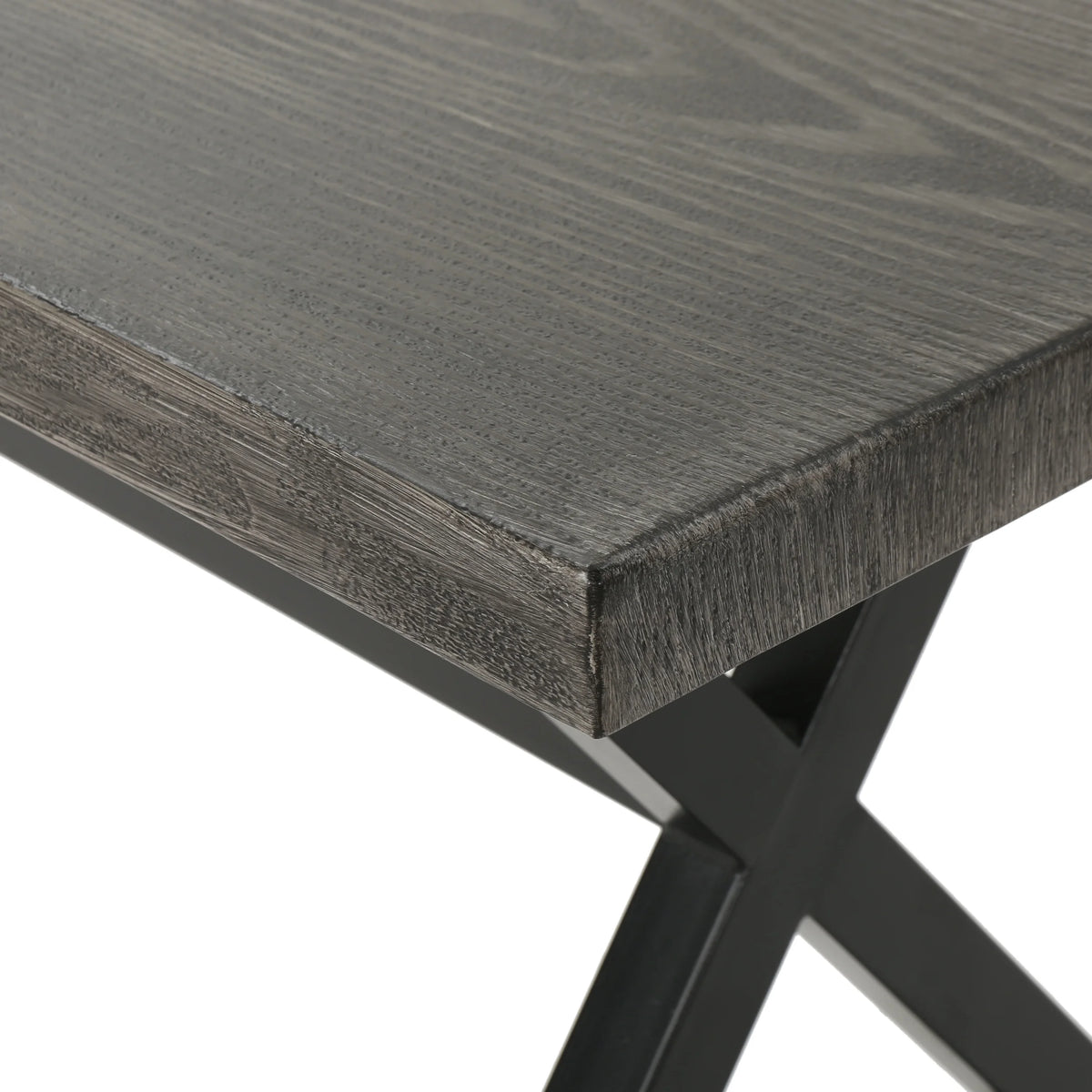 Gray Outdoor Aluminum Dining Bench A6508