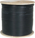 White Cat6A Shielded 23AWG Bare Copper 1000ft Ethernet Cable A496