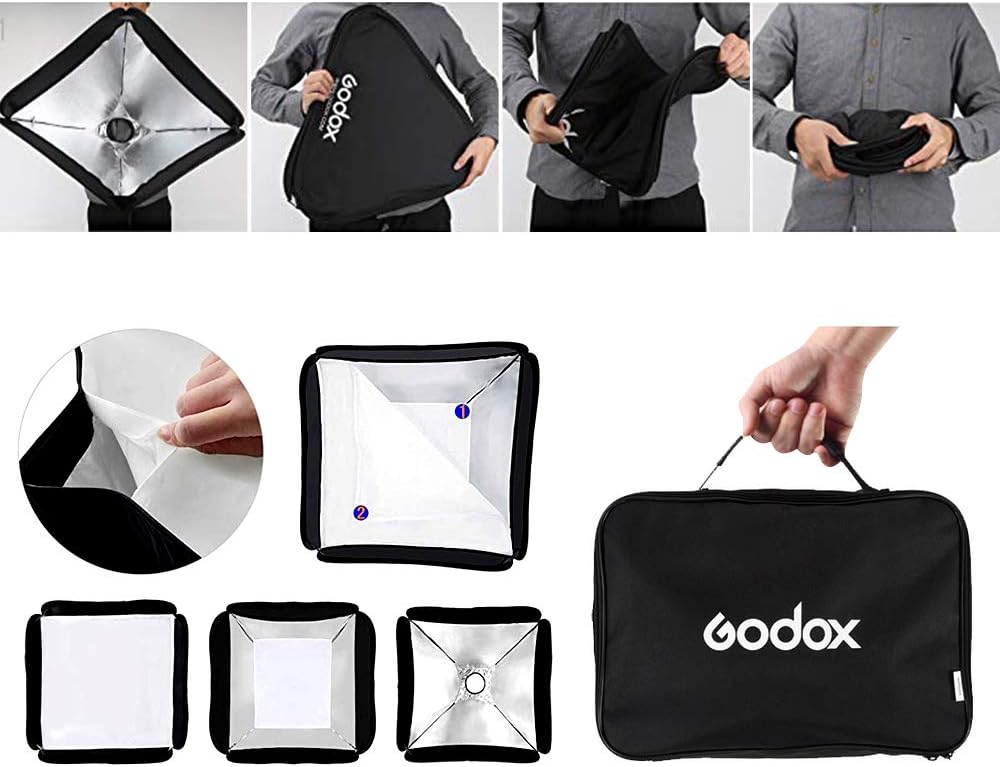 Foldable Softbox 40x40cm with Flash Bracket B97312