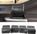 Red Carbon Fiber Interior Door Handle Panel Trim Cover P5014