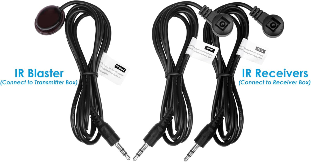 130ft 1080p 1x2 HDMI Extender Splitter Over Ethernet Cable with IR Remote Control G340
