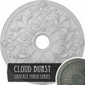 Hand-Painted Cloud Burst Crackle Ceiling Medallion X913813