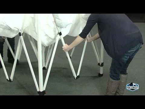 10 ft. x 10 ft. White Pop Up Canopy Tent Z65705