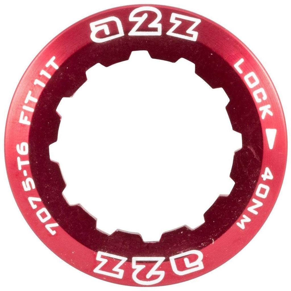Alloy Cassette Lock Ring 11T Red U7054