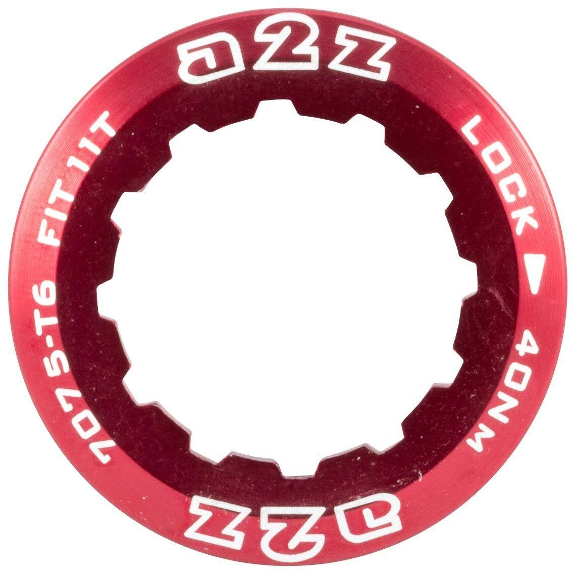 Alloy Cassette Lock Ring 11T Red U7054