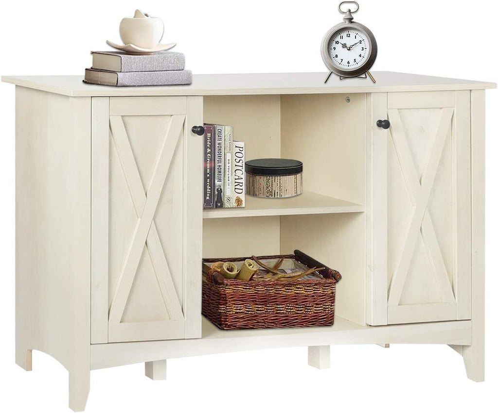 Brown Accent Cabinet with Doors and Adjustable Shelves H5461
