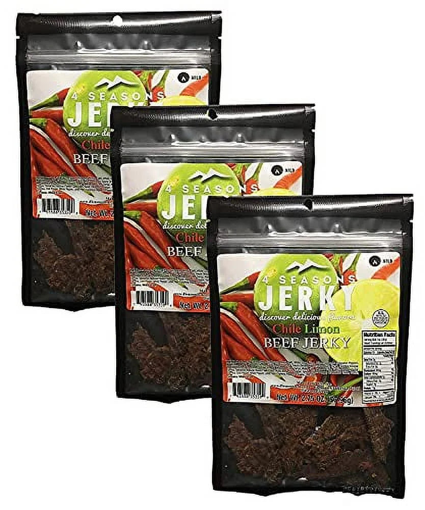 Chile Limon Carne Asada Jerky 3 Pack 2.75 Oz A503