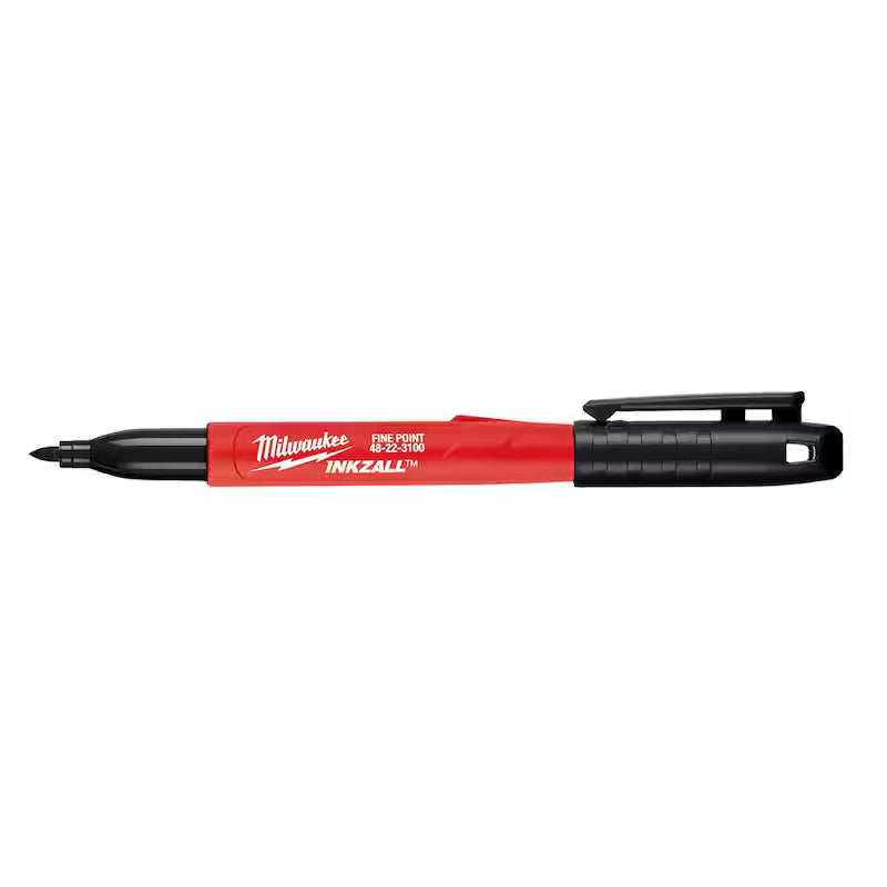 Black Fine Point Permanent Marker 72-Pack Y98379