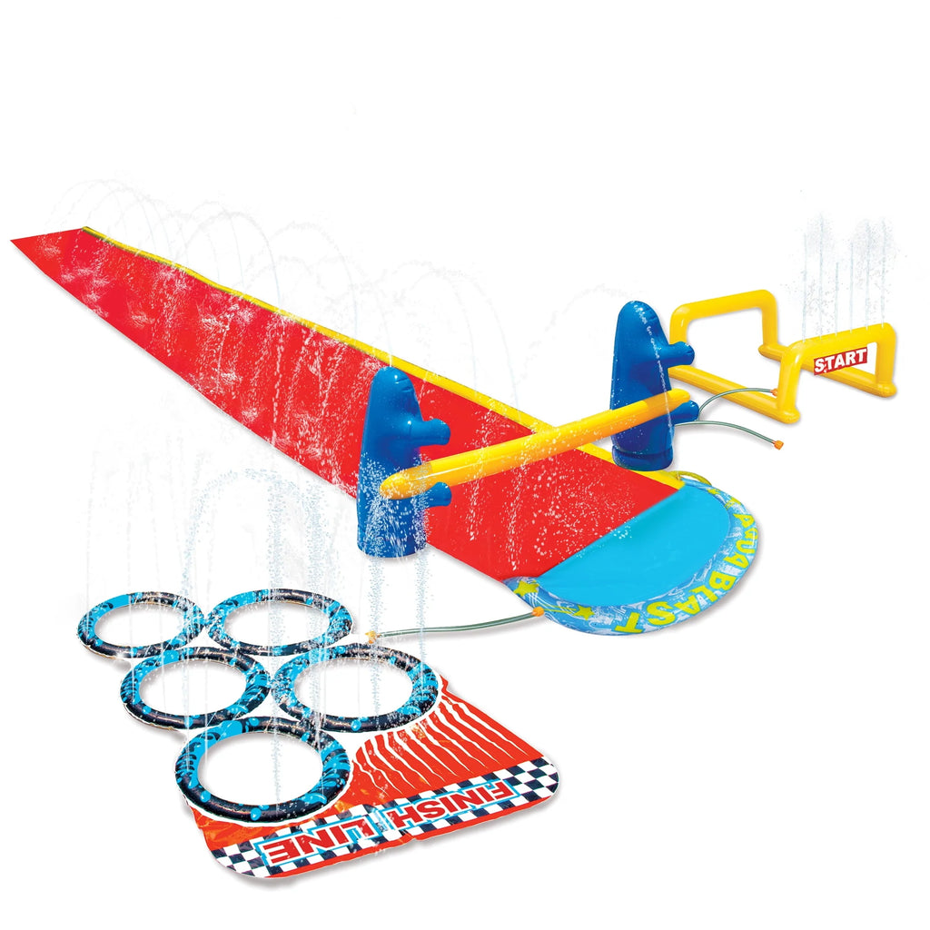 2-in-1 Obstacle Course Water Slide R587