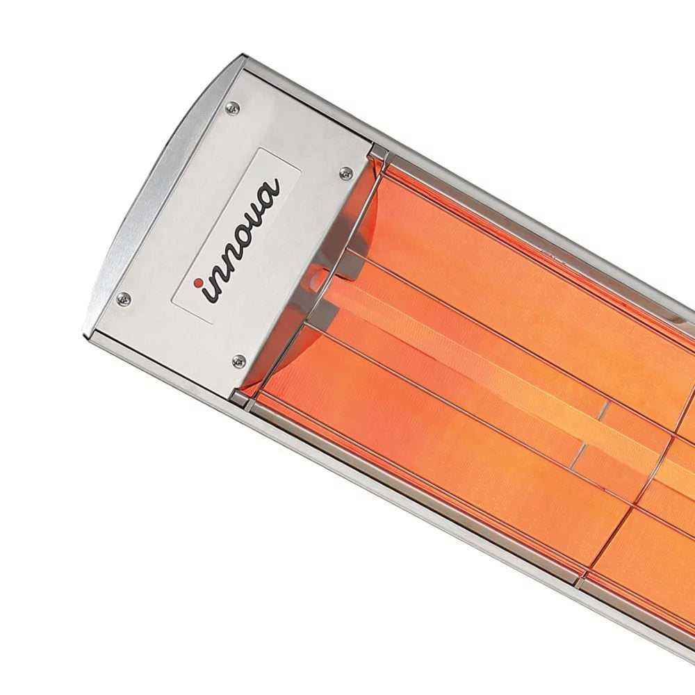1500 Watt Electric Infrared Single Element Heater Stainless Steel Finish S6129