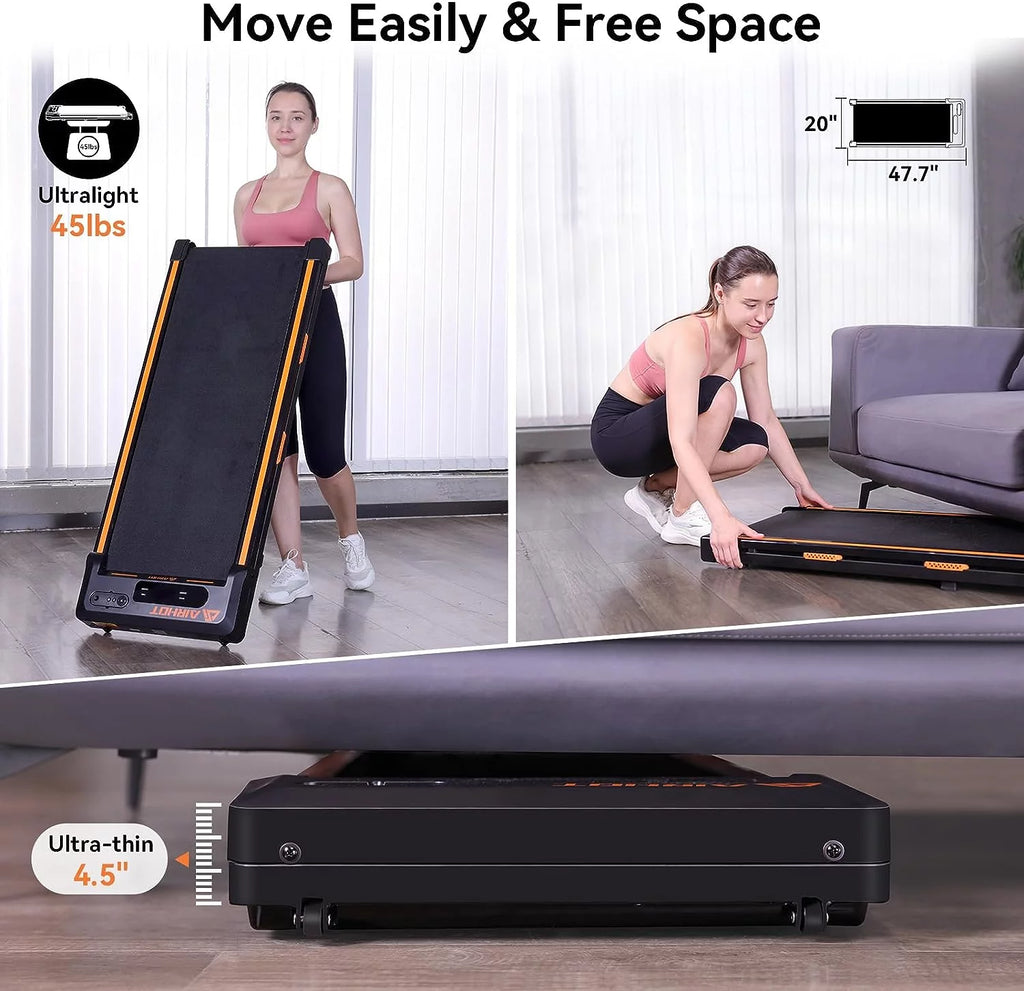Under Desk Treadmill 2 in 1 Black T425