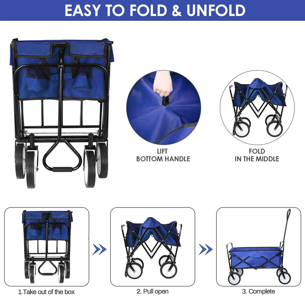 Collapsible Outdoor Utility Wagon Cart N204730