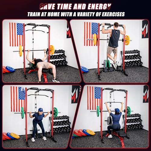 Compact Smith Machine Home Gym with LAT Pulldown A230