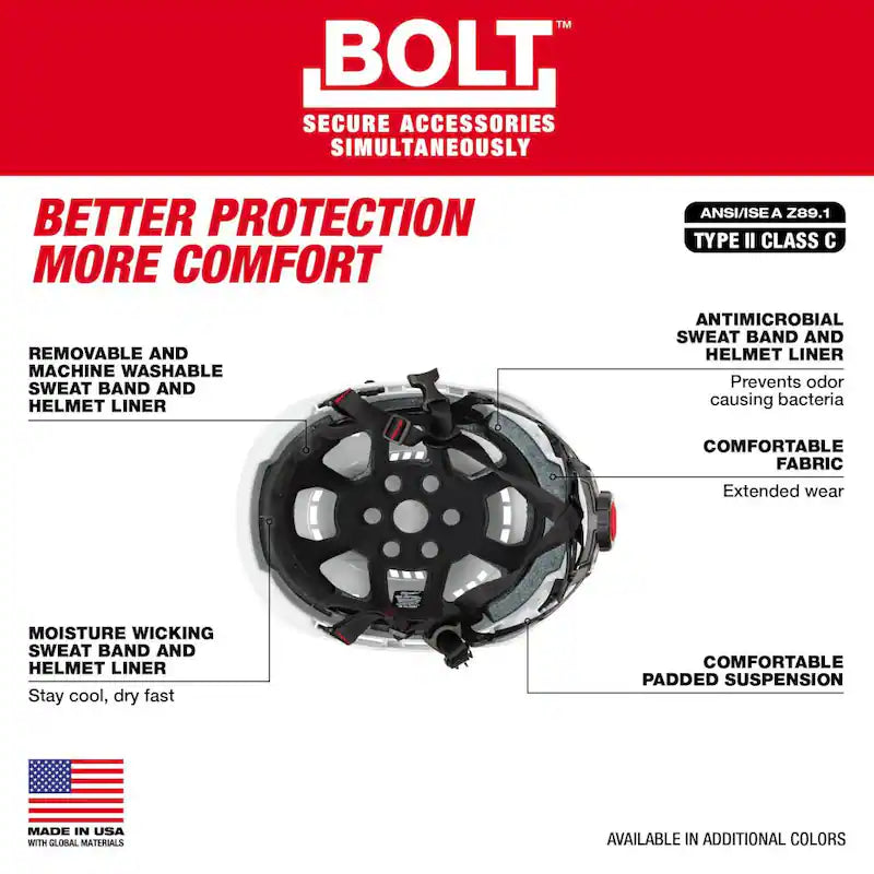 White Vented Safety Helmet T880088