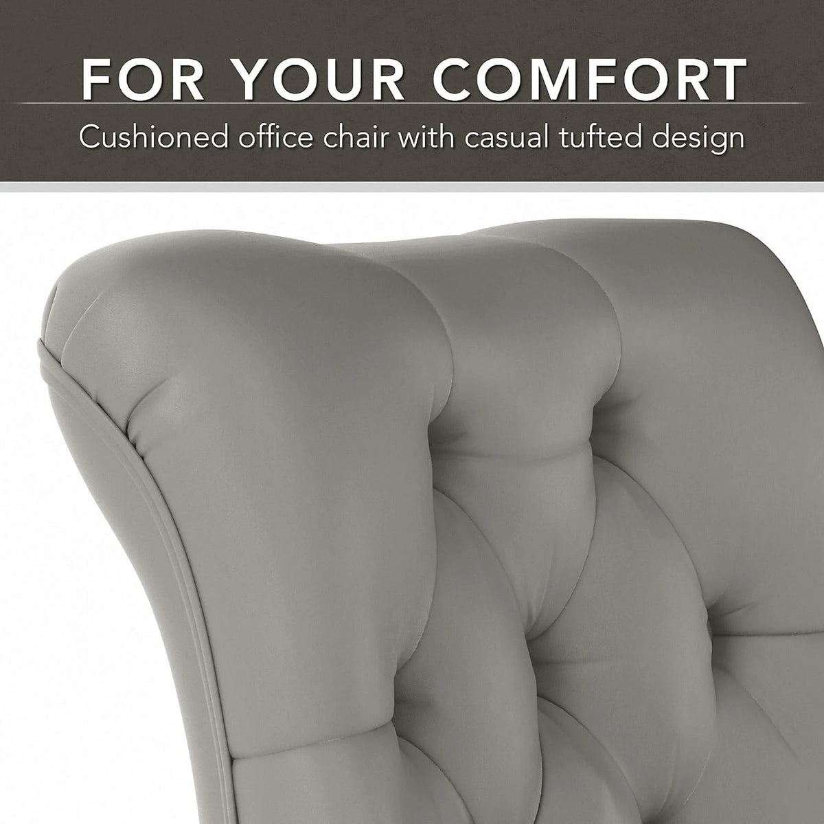 Light Gray Leather Office Chair M17571
