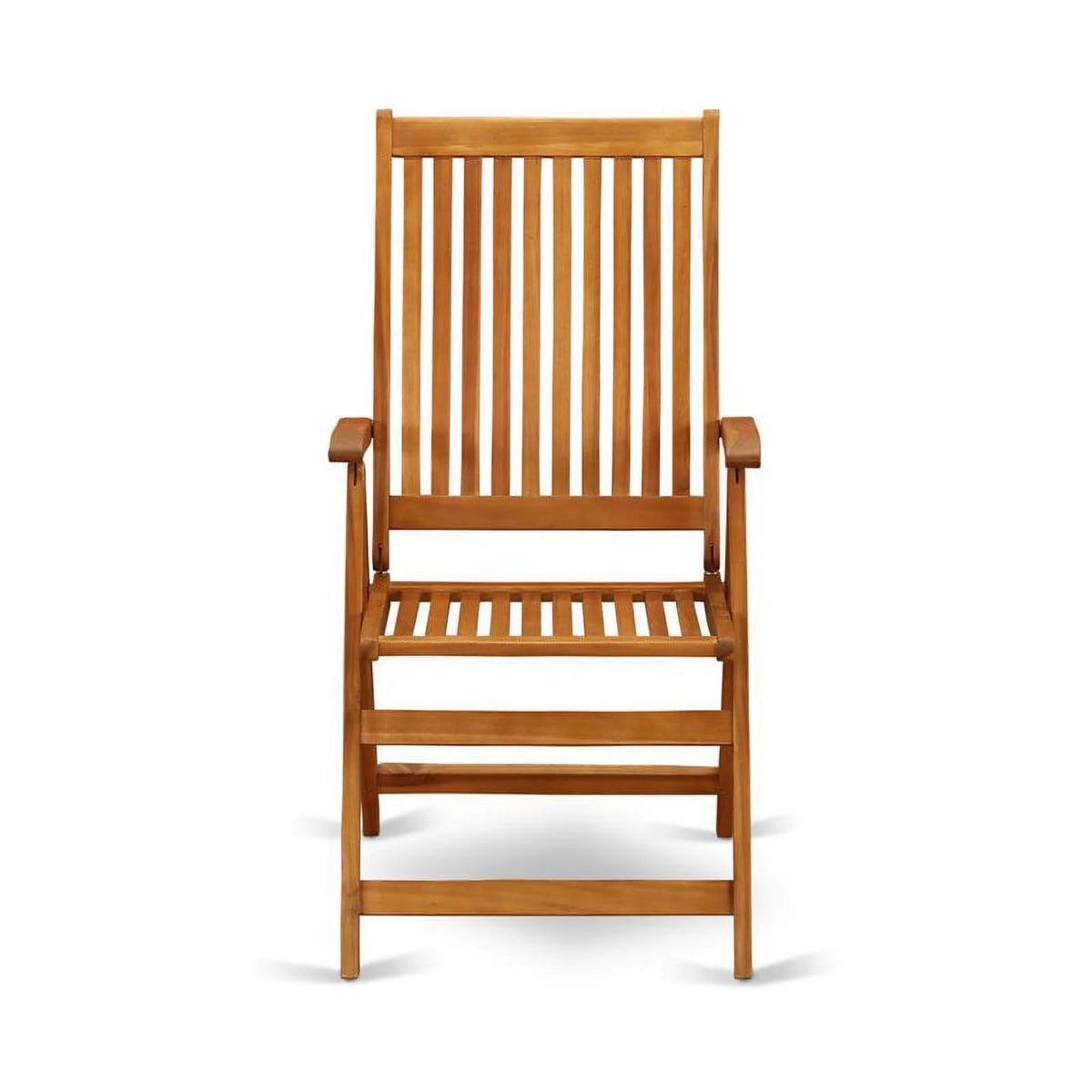 Wood Patio Dining Chairs Set of 2 U420752