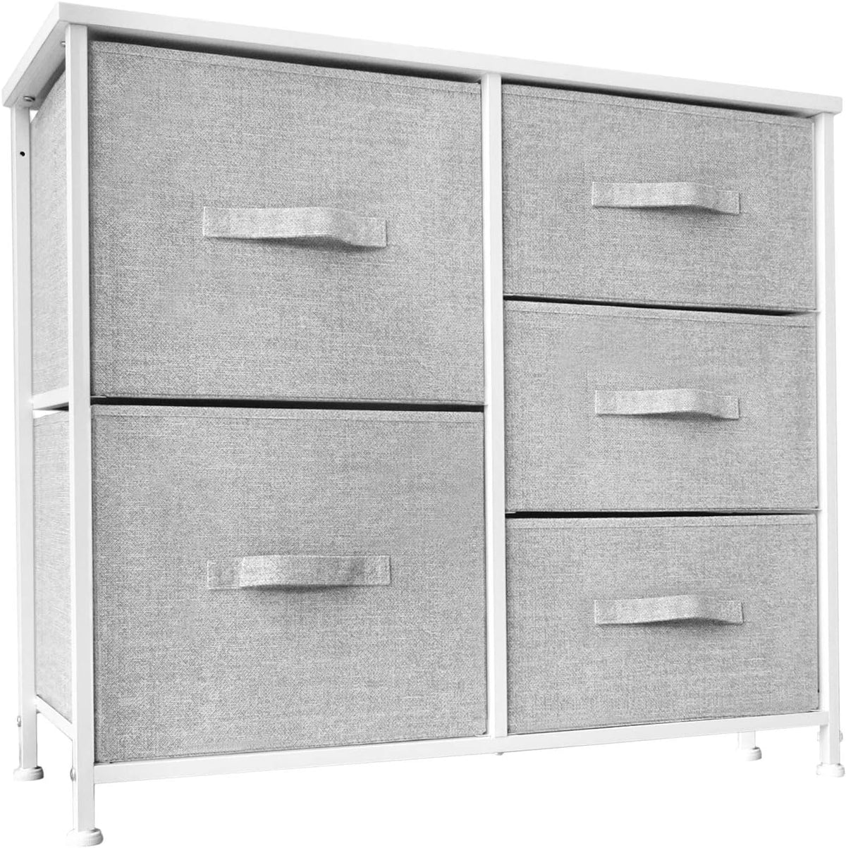 7 Drawer Fabric Dresser Storage Tower H258
