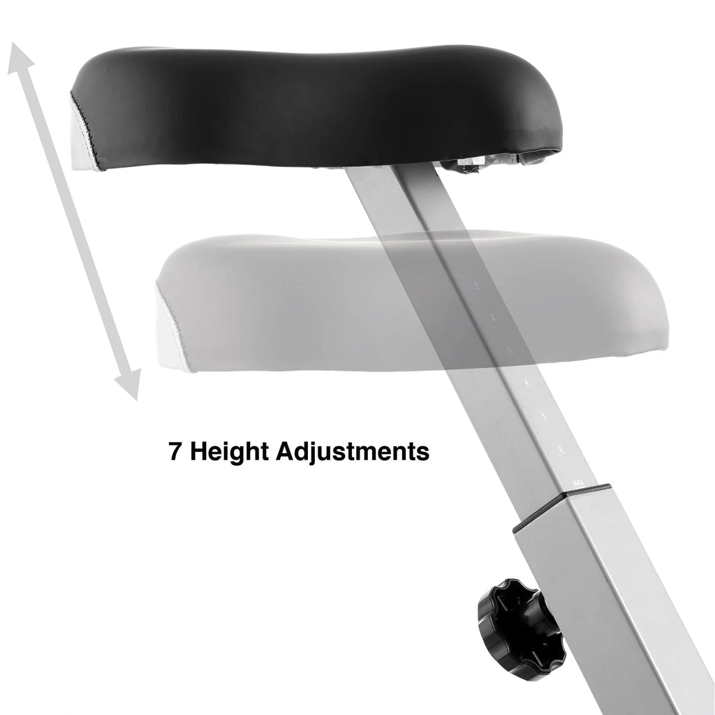Folding Upright Stationary Exercise Bike with Magnetic Resistance Z46614