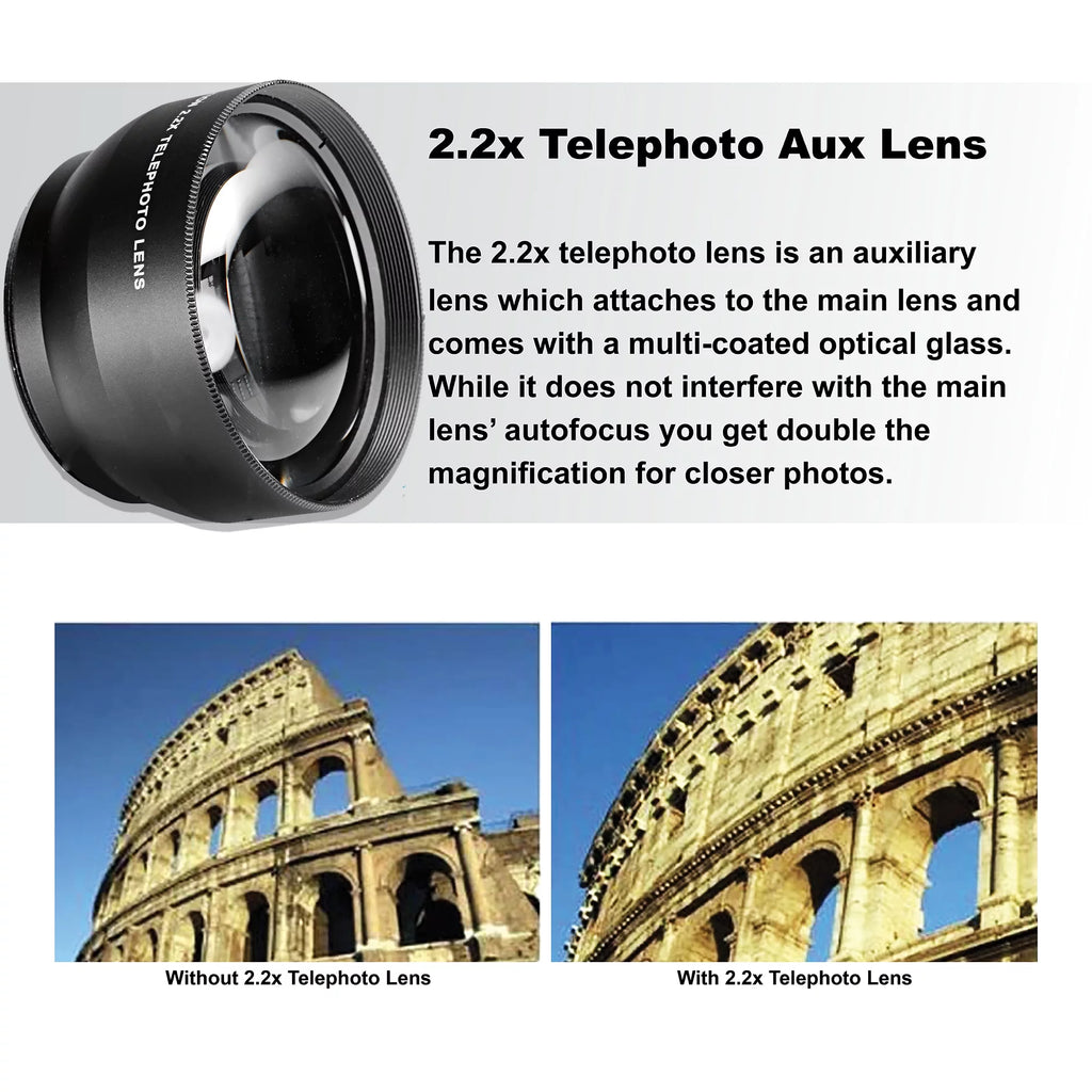 Mirrorless Camera with 18-45mm Lens, 64GB Memory Card, Case D627