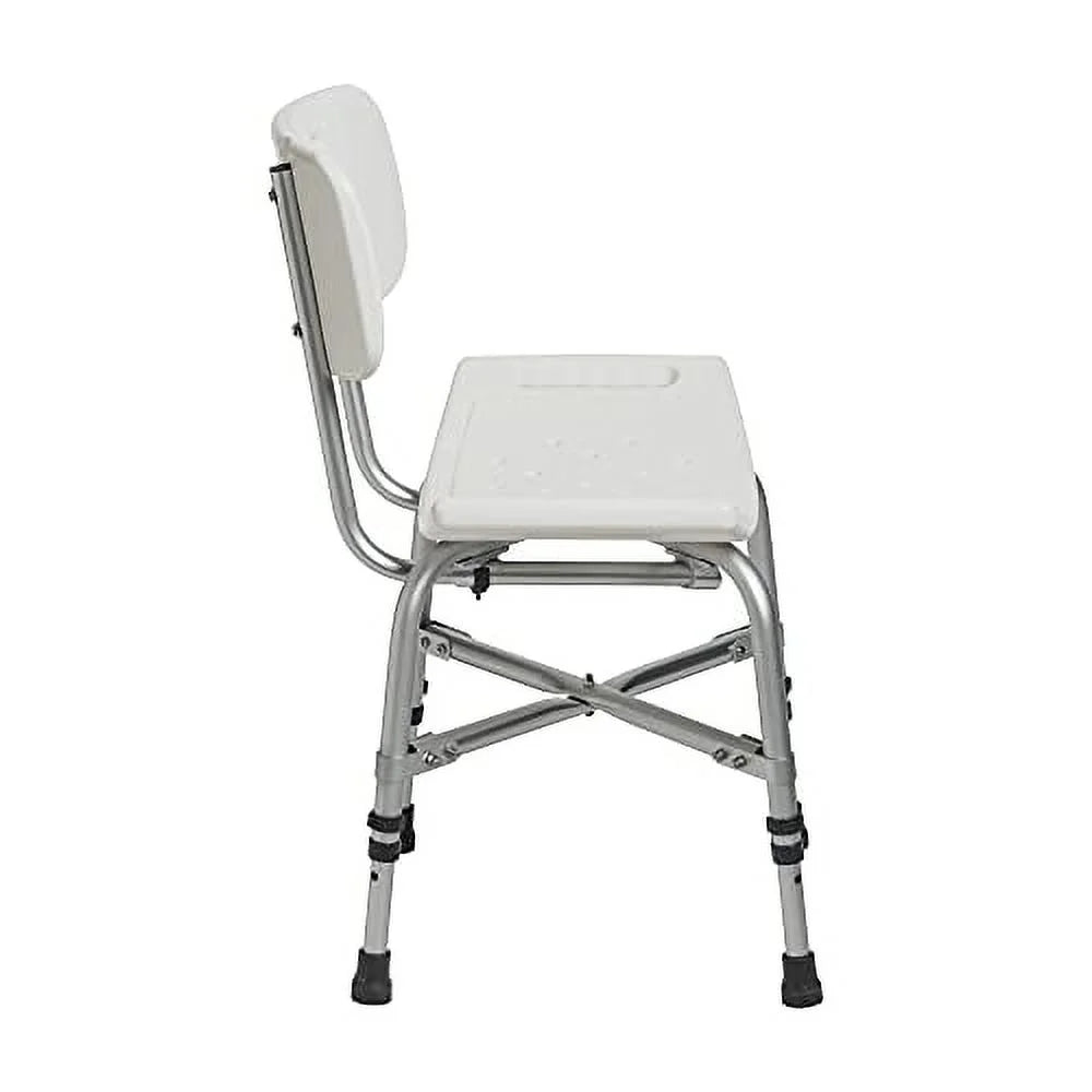 Bath Bench 20"W 12 Inch Seat Depth 500 lbs. Weight Capacity S767