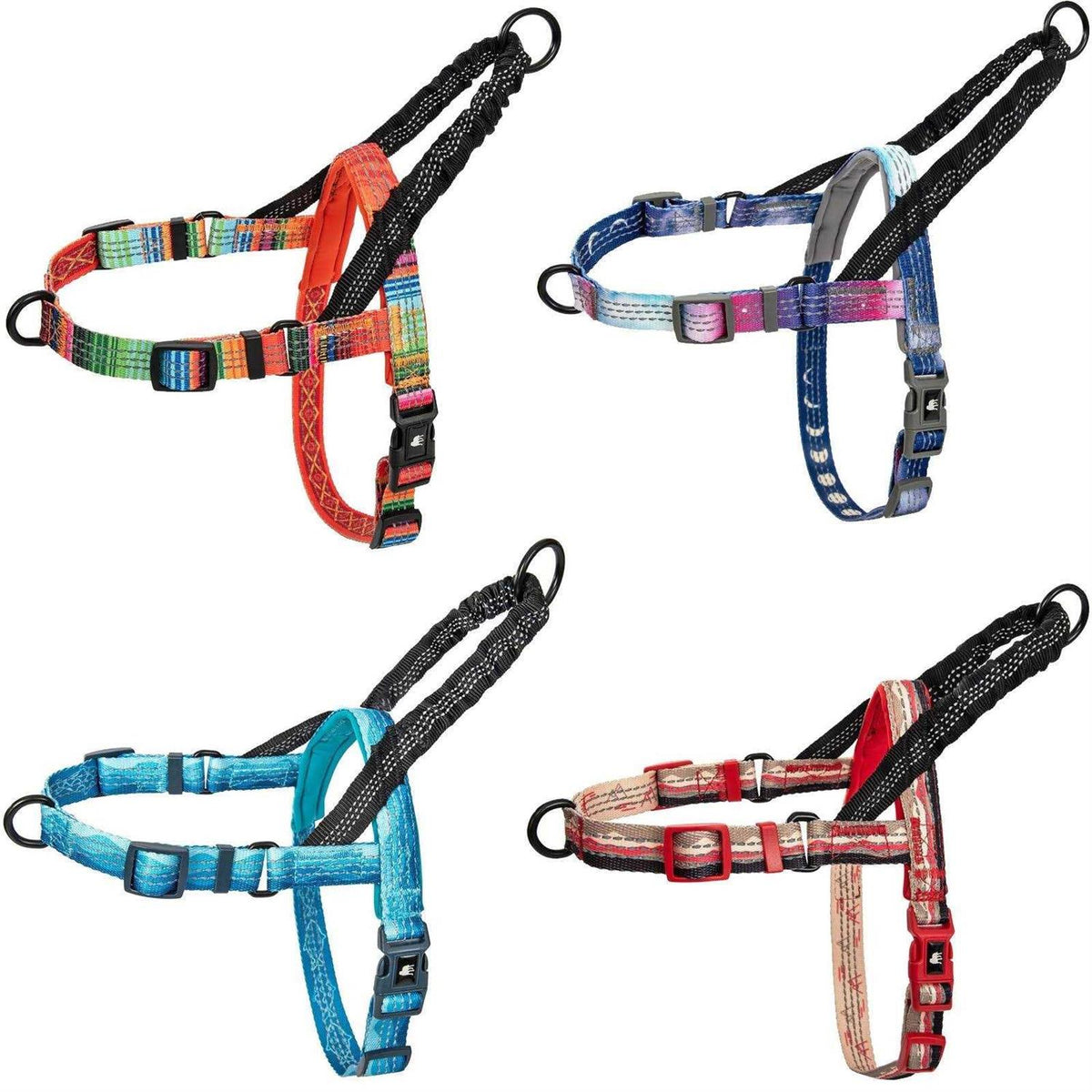 Reflective No Pull Dog Harness with Bungee Handle E51309