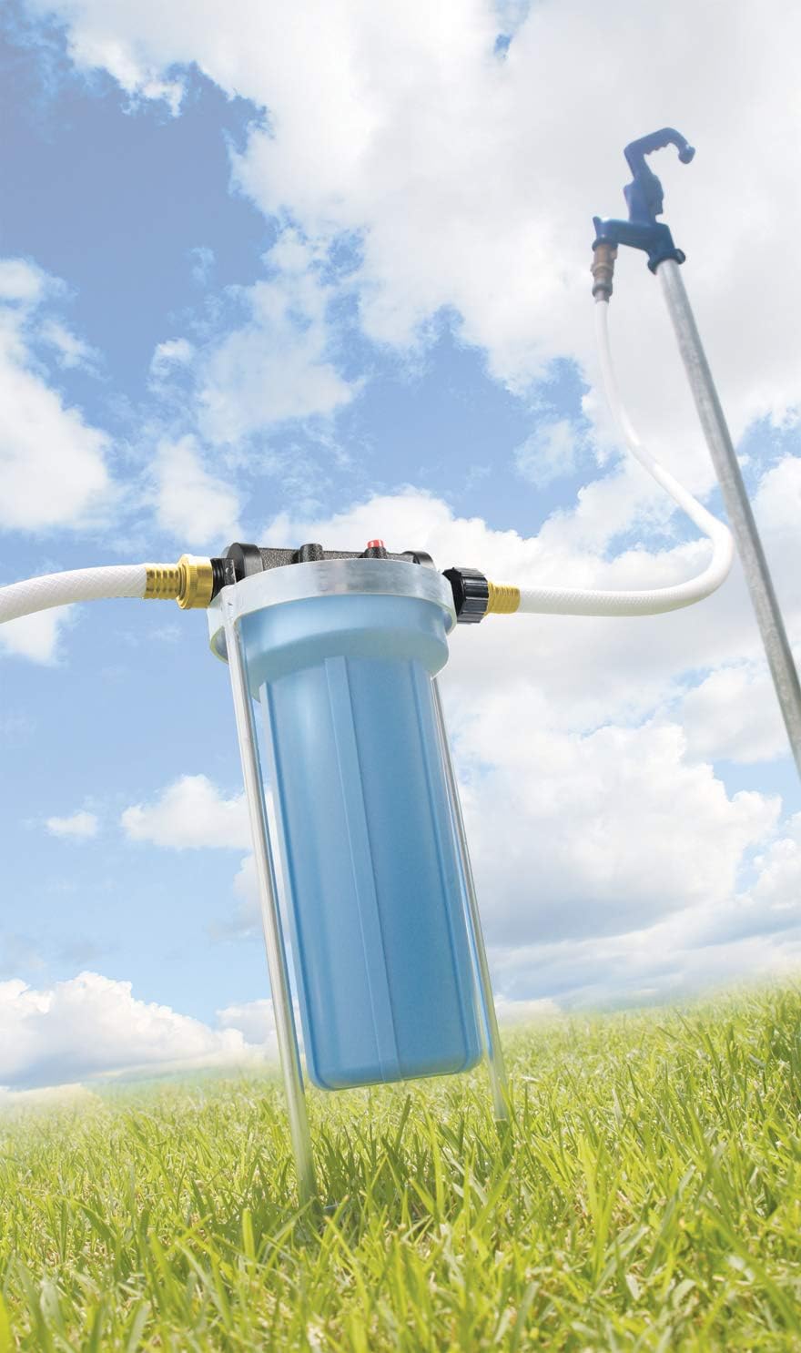 White RV & Marine Water Filter B8925