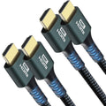8K HDMI 2.1 Cable, 3FT 2 Pack 48Gbps Nylon Braided O45463
